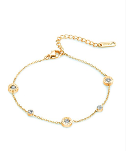 Glow Dot Gold Bracelet