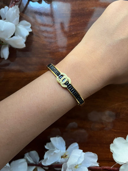 Mellow Black Thin Wrist/ Baby Size bracelet