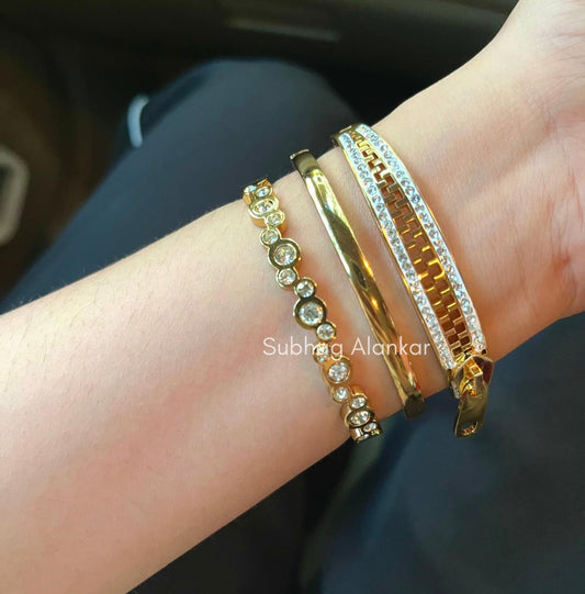Bubble Stack Thin Wrist/ Baby Size bracelet