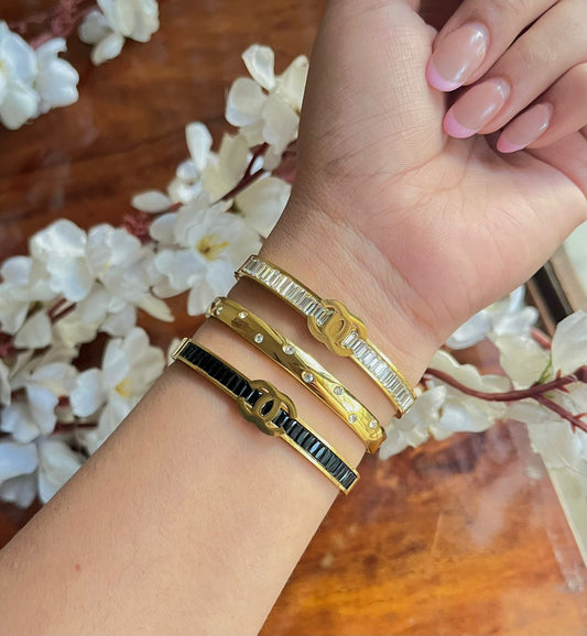 Day & Night Stack Thin Wrist/ Baby Size bracelet