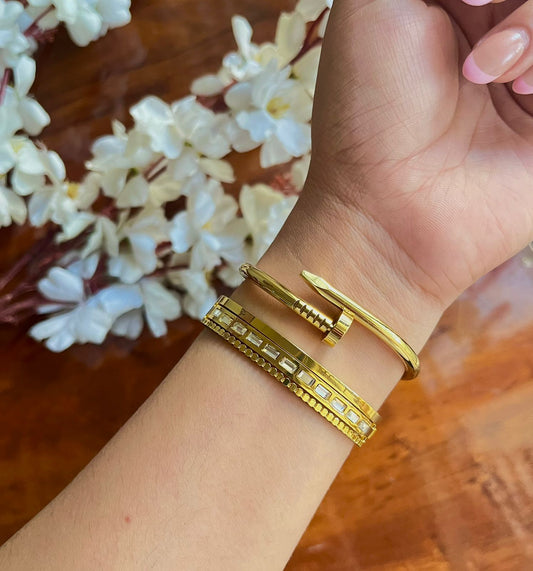 Terra Glow Stack Thin Wrist/ Baby Size bracelet