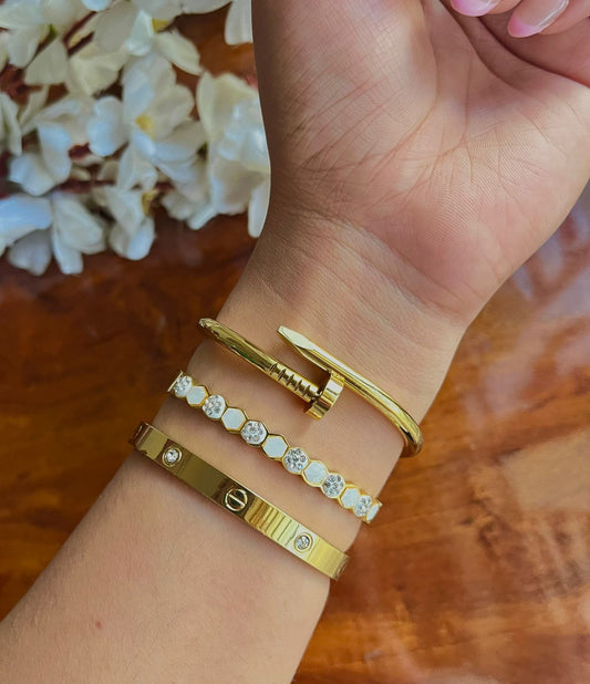 Milky Way Stack Thin Wrist/ Baby Size bracelet