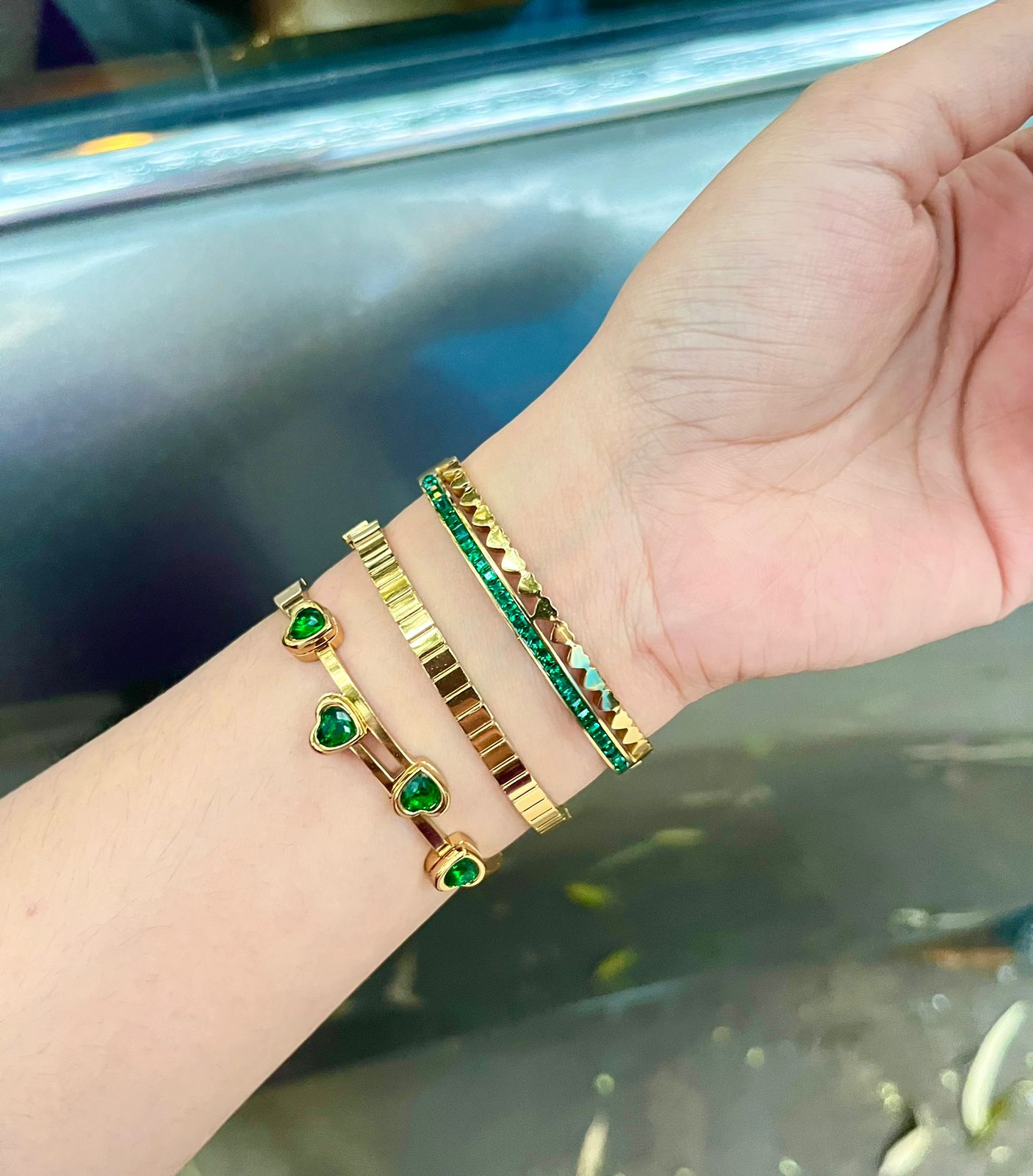 Marlowe Thin Wrist/ Baby Size bracelet Stack