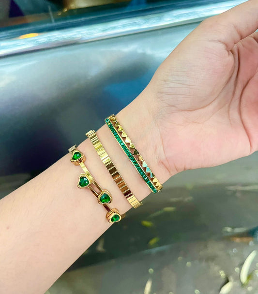 Marlowe Thin Wrist/ Baby Size bracelet Stack