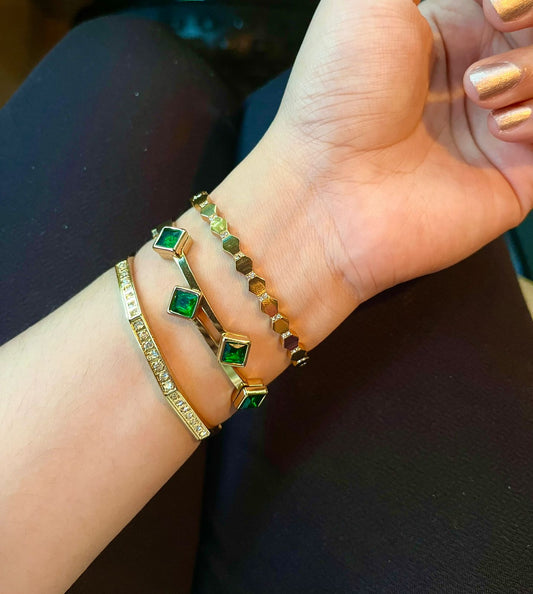 Freya Stack Thin Wrist/ Baby Size bracelet Stack