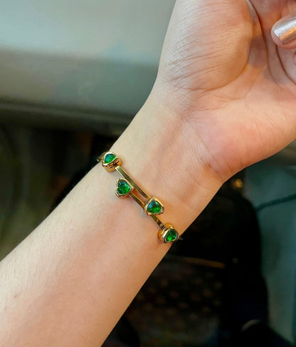 Green Raven Thin Wrist/ Baby Size bracelet