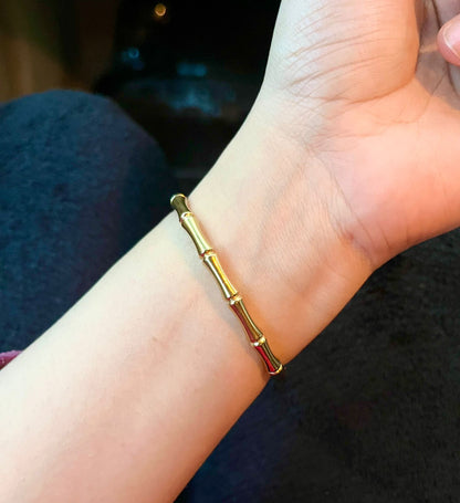 Round Bamboo Thin Wrist/ Baby Size bracelet