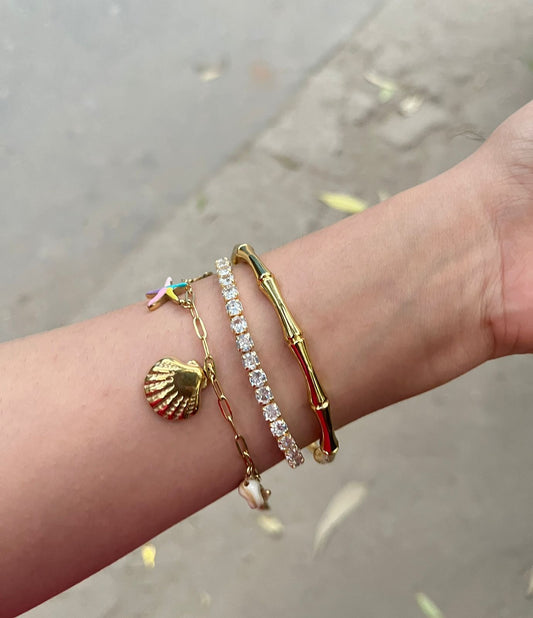 Elite Charm Bracelet Stack