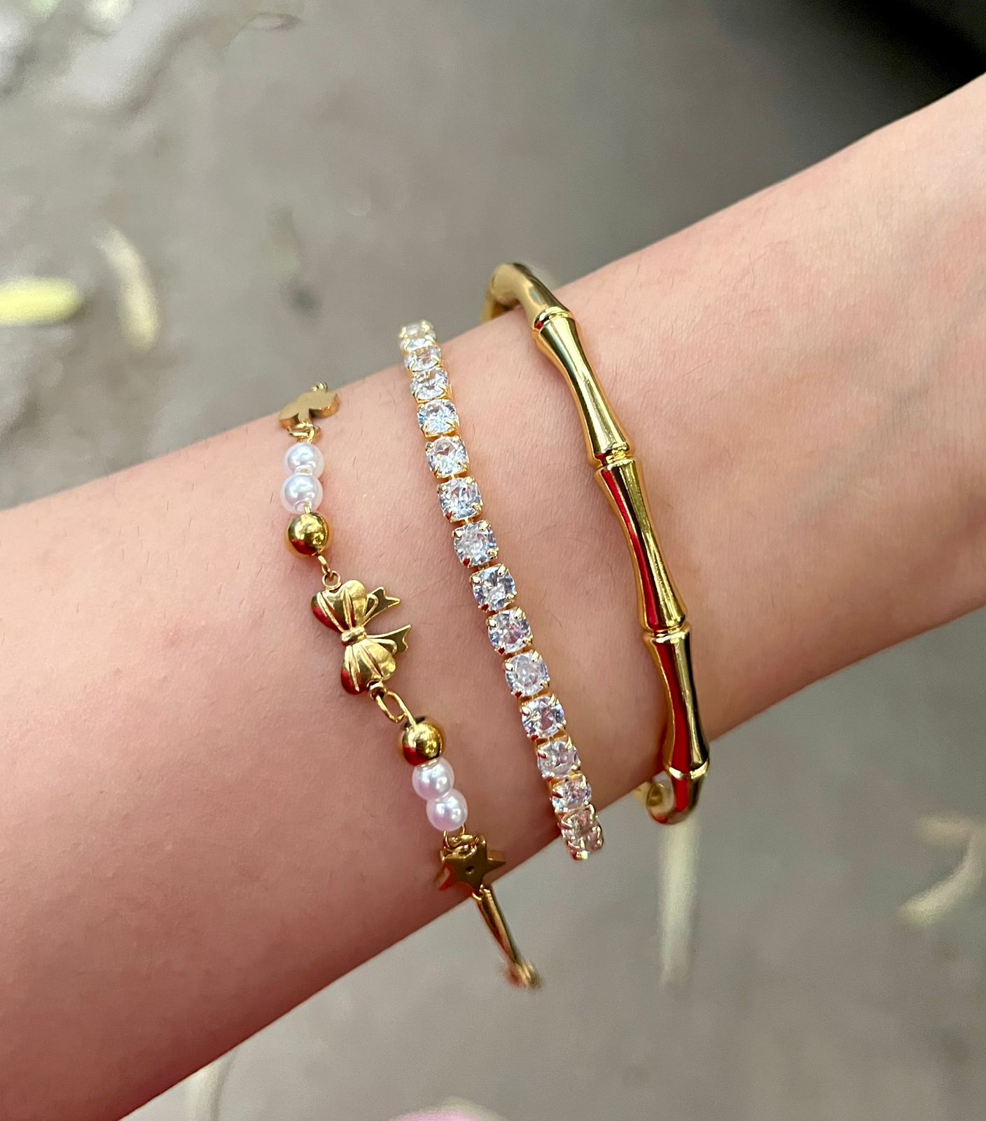 Scarlet Bracelet Stack