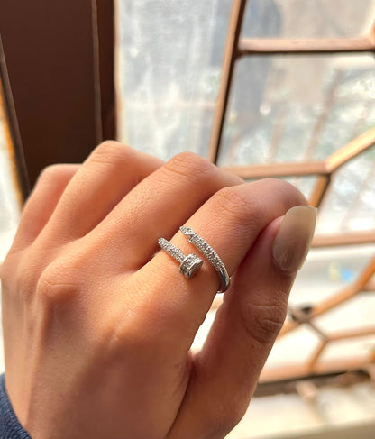 Silver Nail Ring