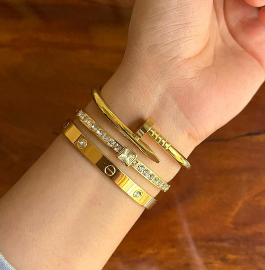 Taisa Thin Wrist/ Baby Size bracelet Stack