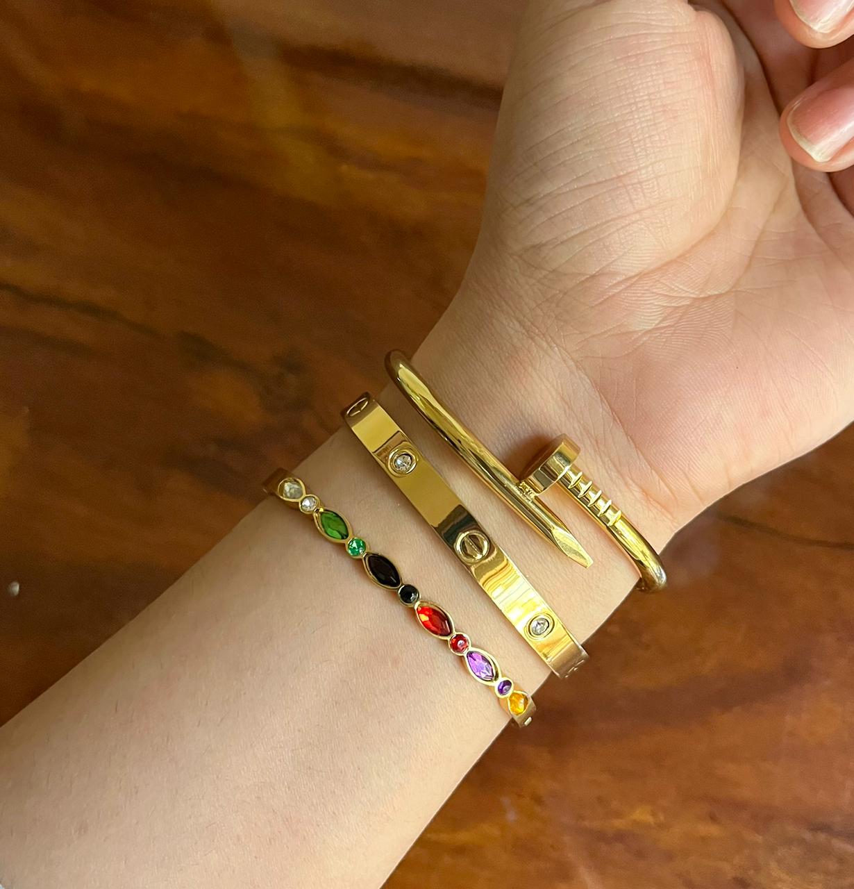 Zelia Thin Wrist/ Baby Size bracelet Stack