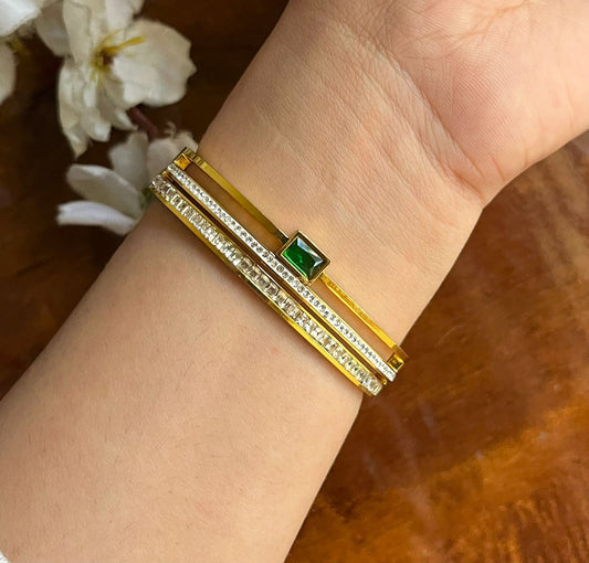 Astrae Green Thin Wrist/ Baby Size bracelet