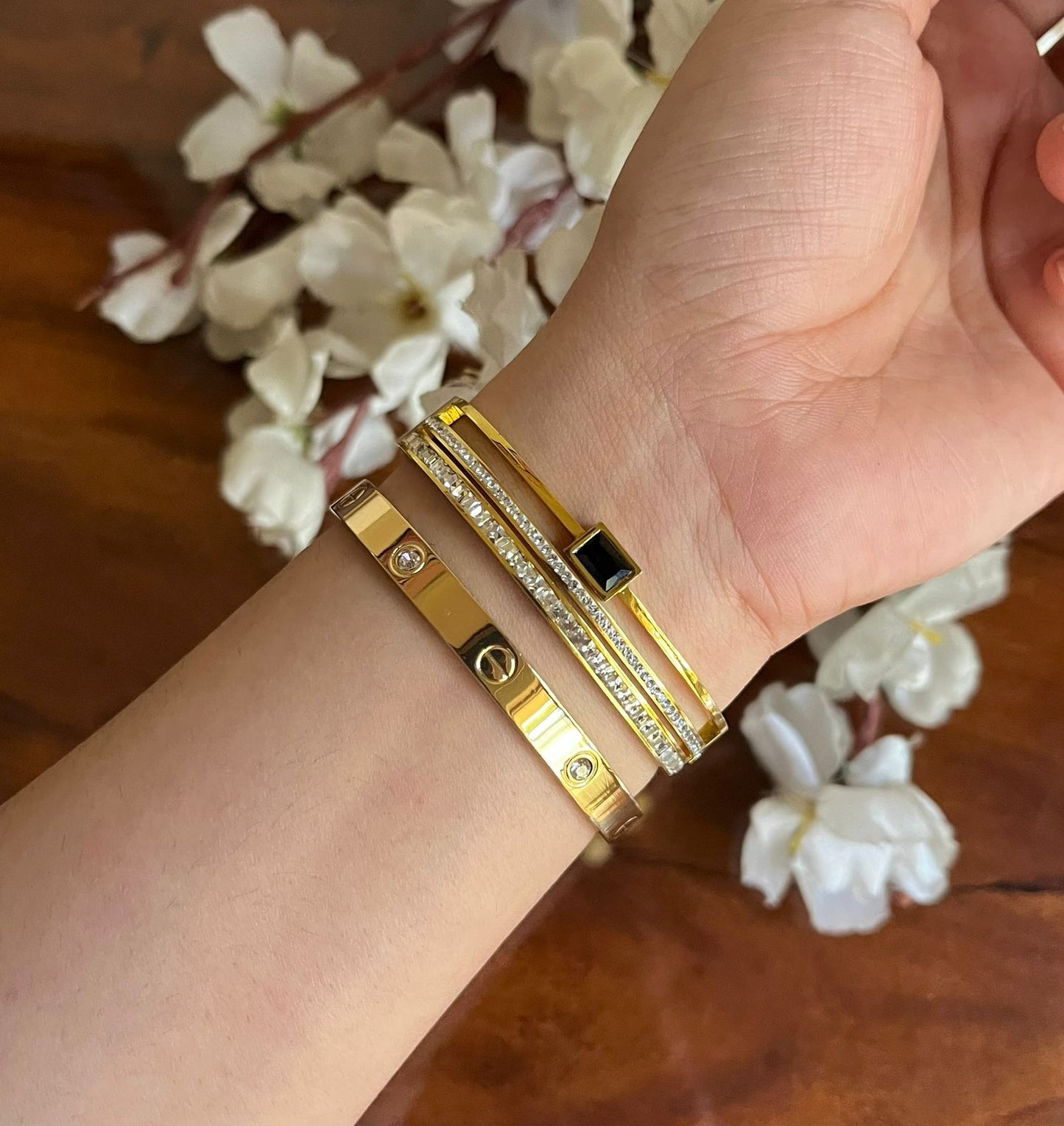 Talyn Thin Wrist/ Baby Size bracelet Stack