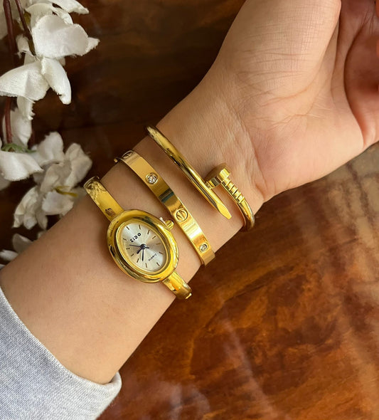 The lorena watch stack - White