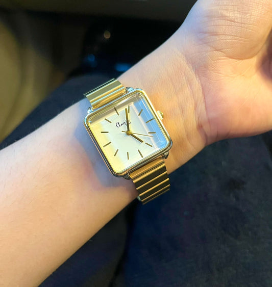 Rosewood Vintage Watch - Gold