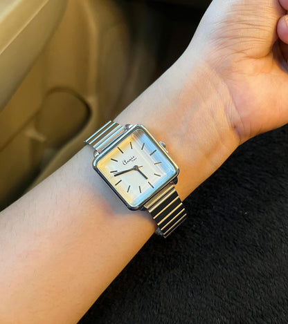 Rosewood Vintage Watch - White
