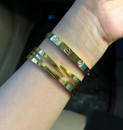 Equa Thin Wrist/ Baby Size bracelet Stack