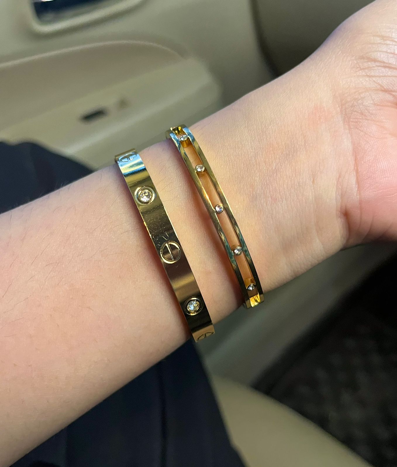 Solar Thin Wrist/ Baby Size bracelet Stack