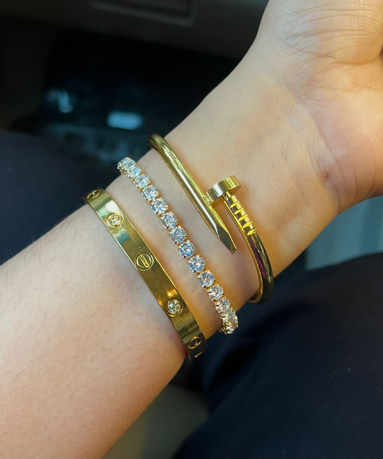 The OG Thin Wrist/ Baby Size bracelet Stack
