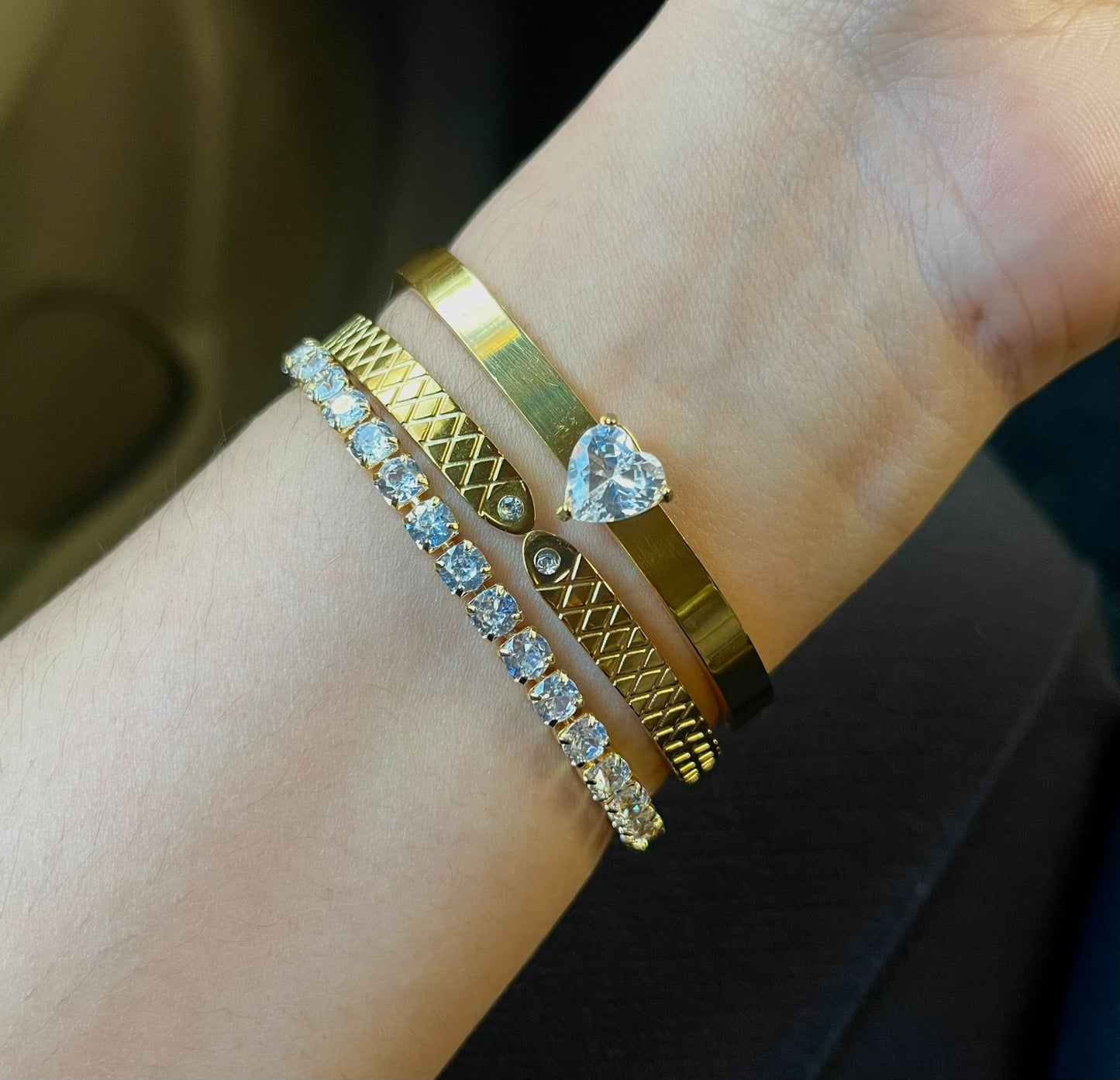 MARCEL Thin Wrist/ Baby Size bracelet Stack