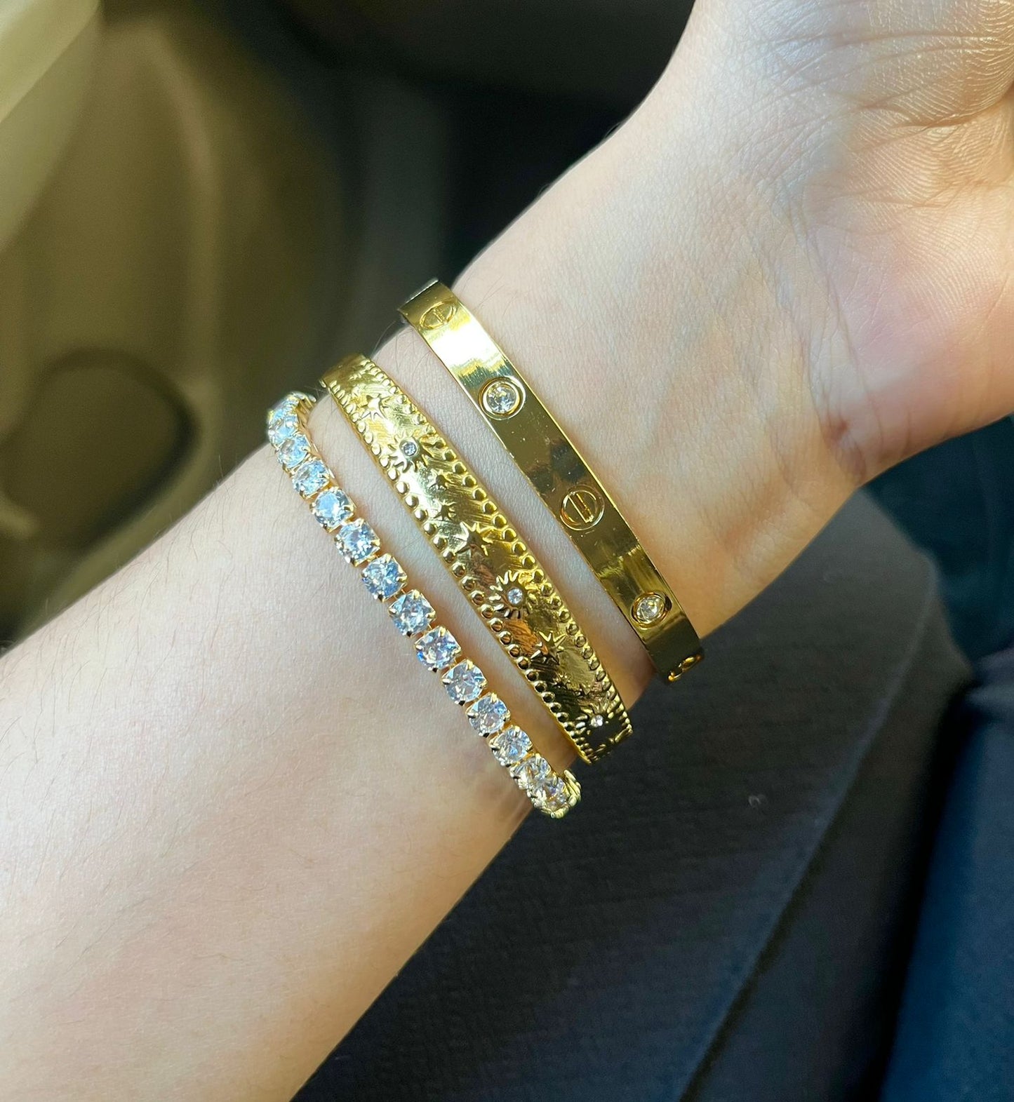 DAVINA Thin Wrist/ Baby Size bracelet Stack