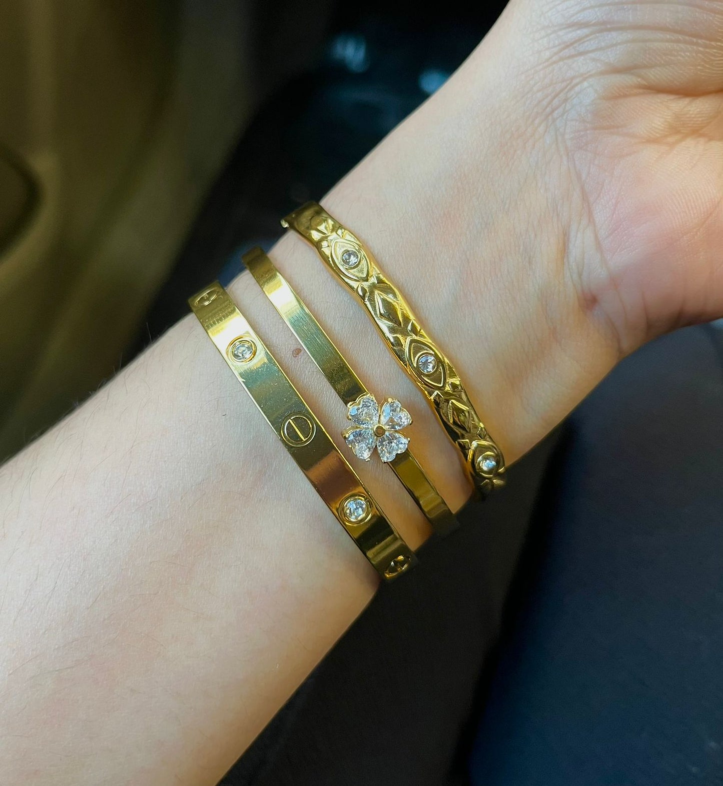 Keelin Thin Wrist/ Baby Size bracelet Stack