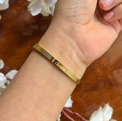 Engrave Me Thin Wrist/ Baby Size bracelet