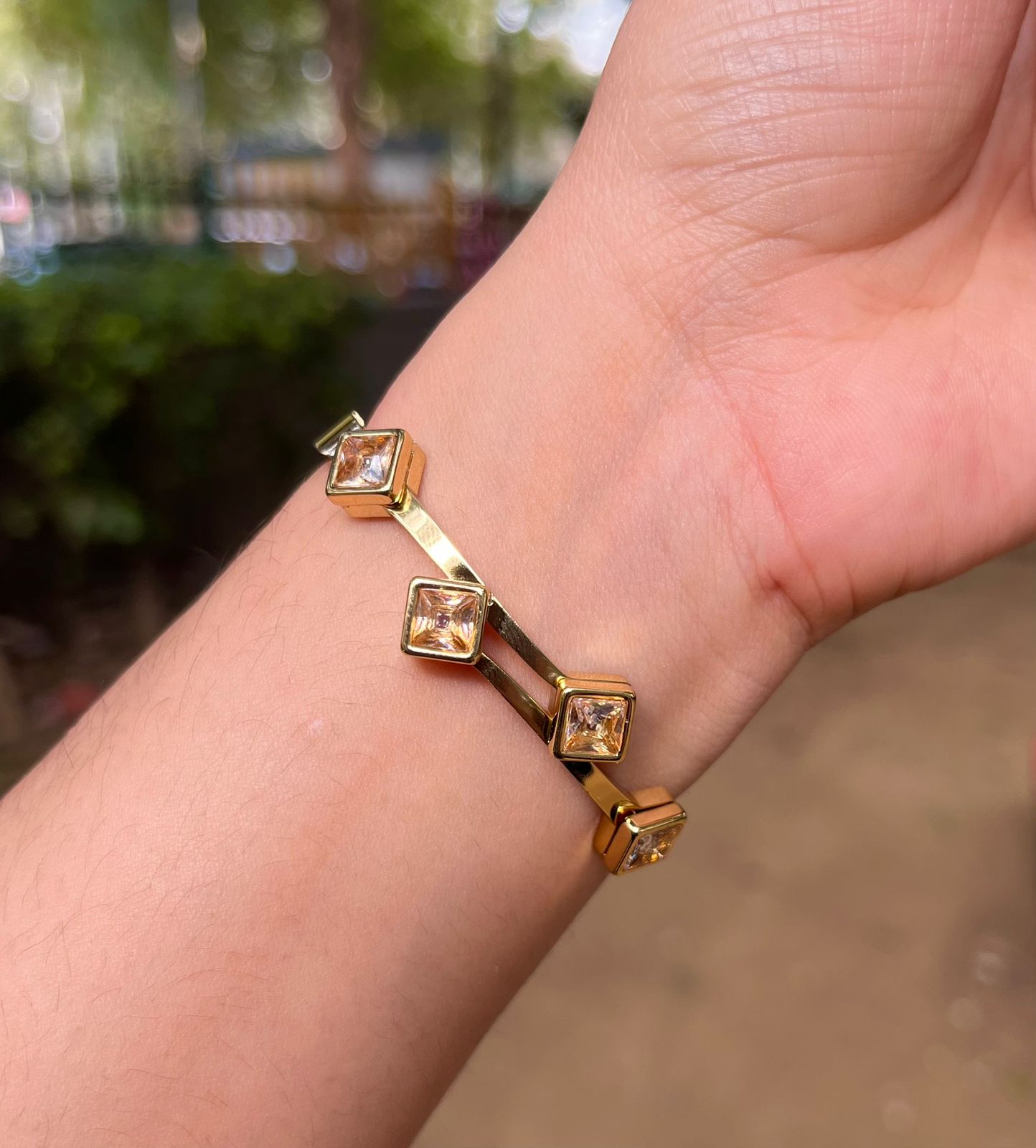 Blake Gold Thin Wrist/ Baby Size bracelet