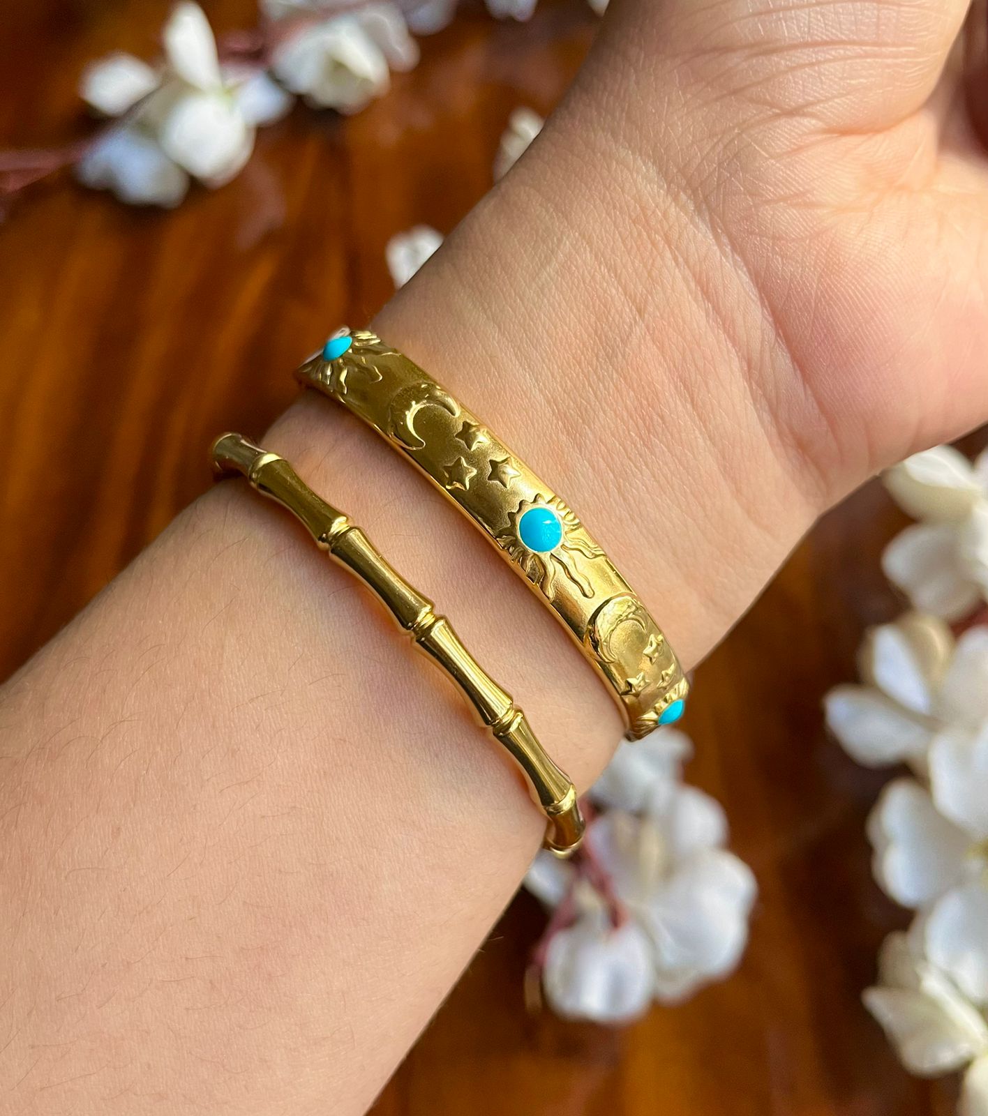 Harrier Thin Wrist/ Baby Size bracelet Stack