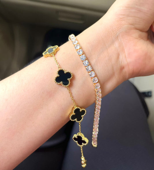 Orca Thin Wrist/ Baby Size bracelet Stack