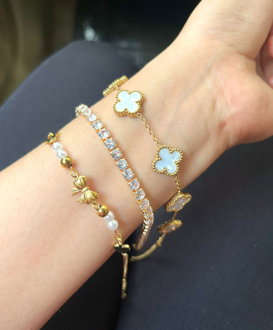 Jenny Thin Wrist/ Baby Size bracelet Stack