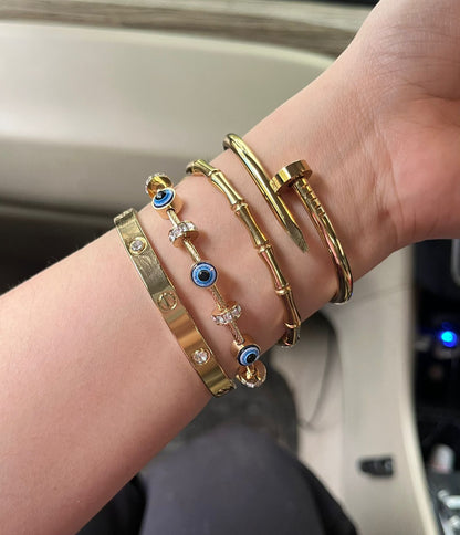 Celestia Thin Wrist/ Baby Size bracelet Stack
