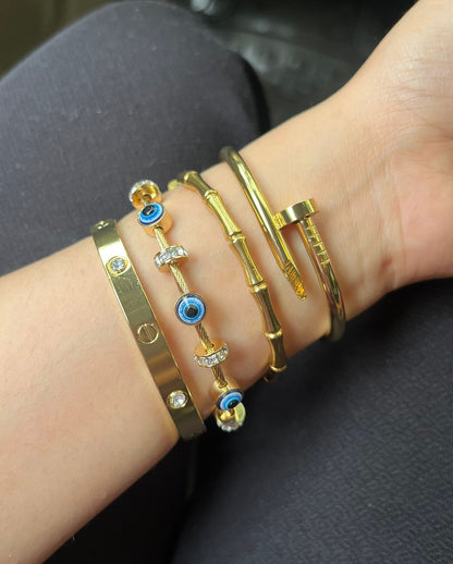 Celestia Thin Wrist/ Baby Size bracelet Stack