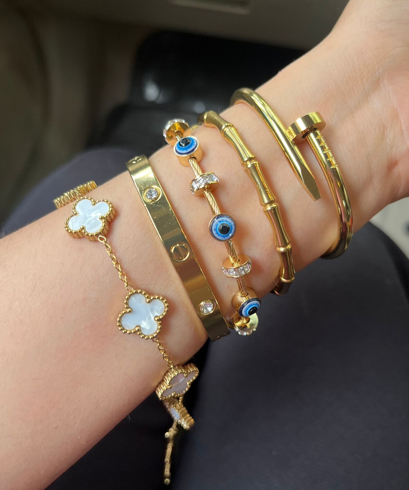 Quest Thin Wrist/ Baby Size bracelet Stack