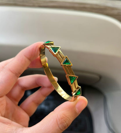Enzo Green Thin Wrist/ Baby Size bracelet