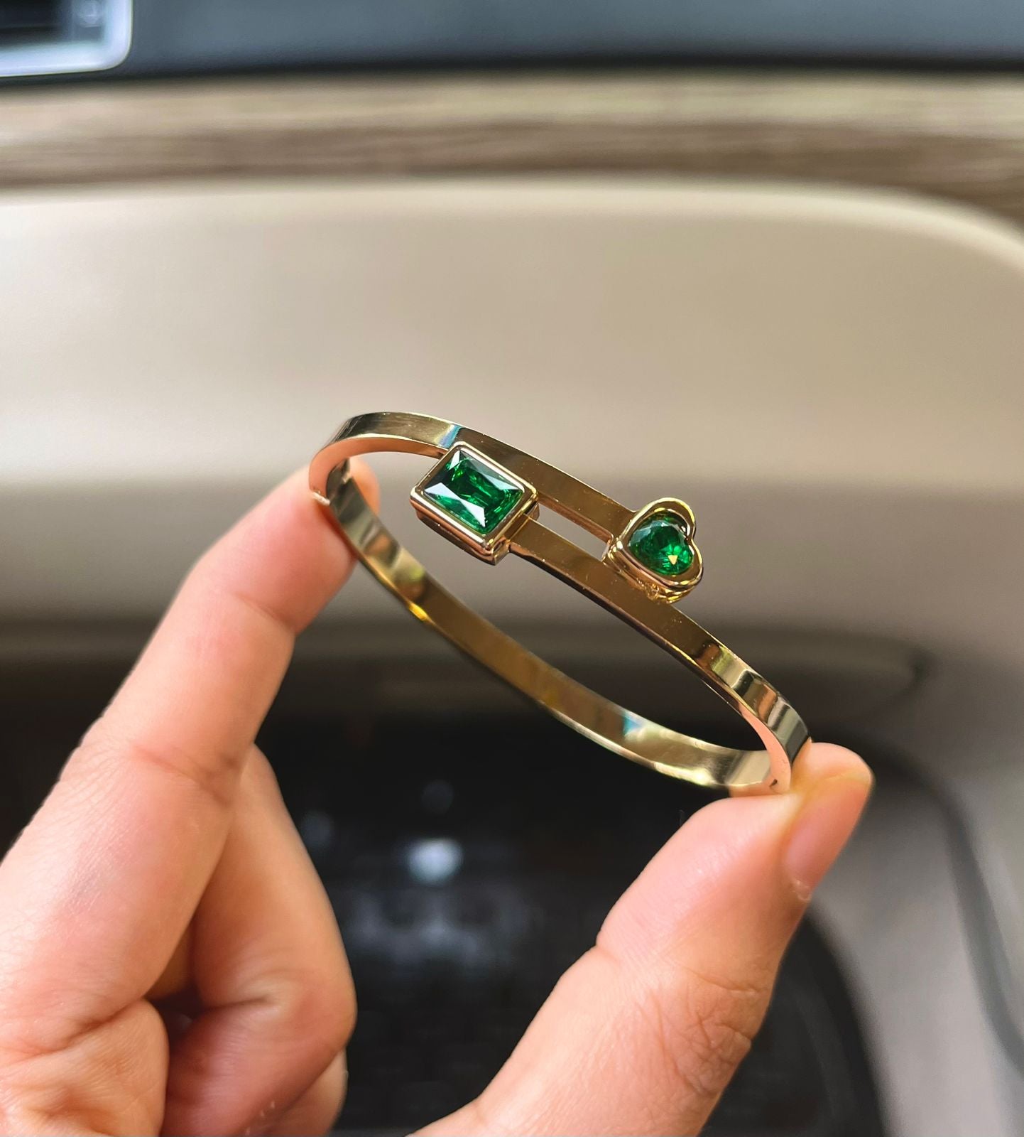 Lucas Green Thin Wrist/ Baby Size bracelet