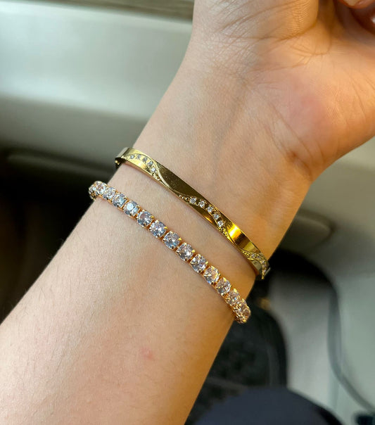 Brenner Thin Wrist/ Baby Size bracelet Stack