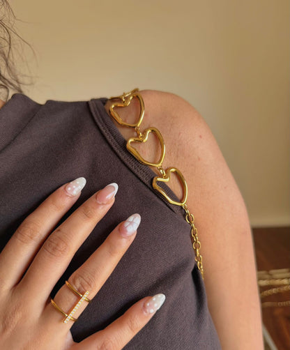 Varley Heart Bracelet