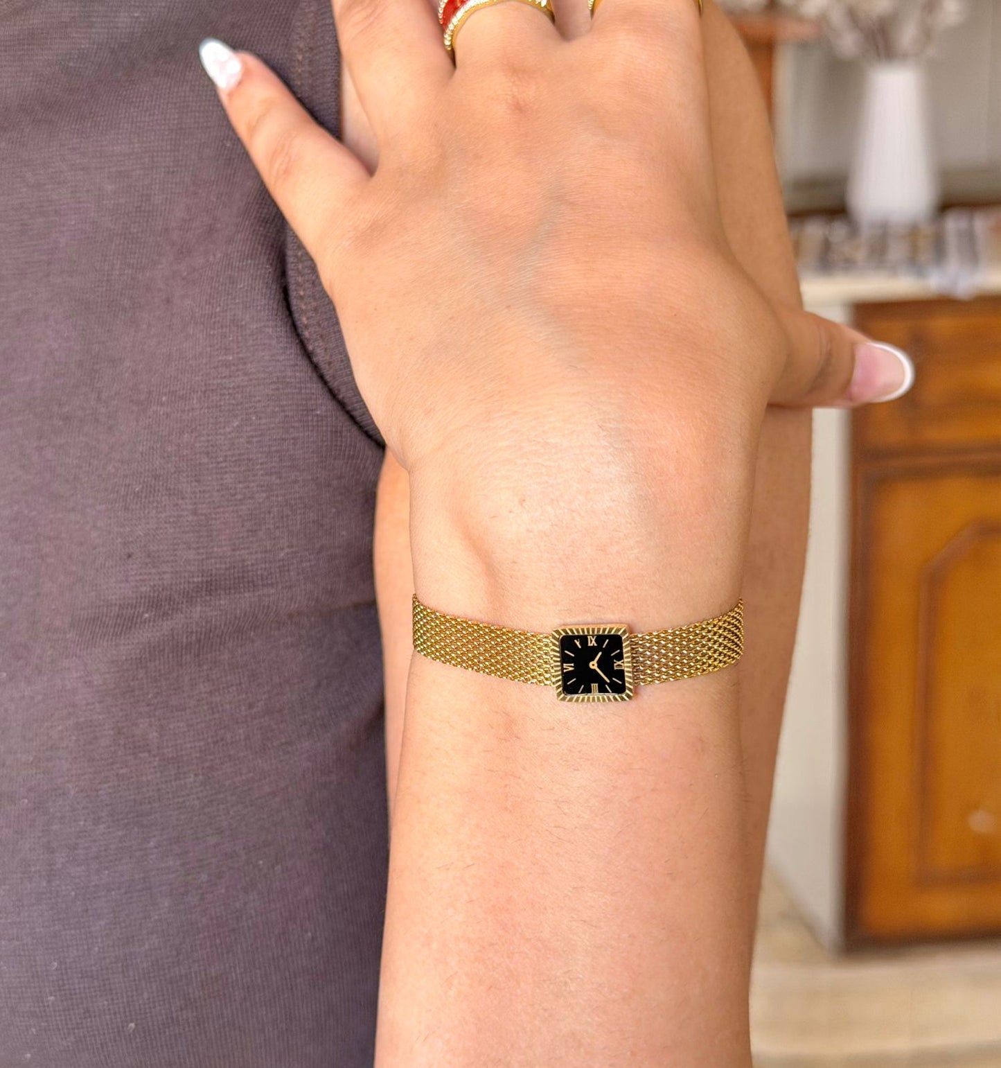 Vintage Square Dial Bracelet