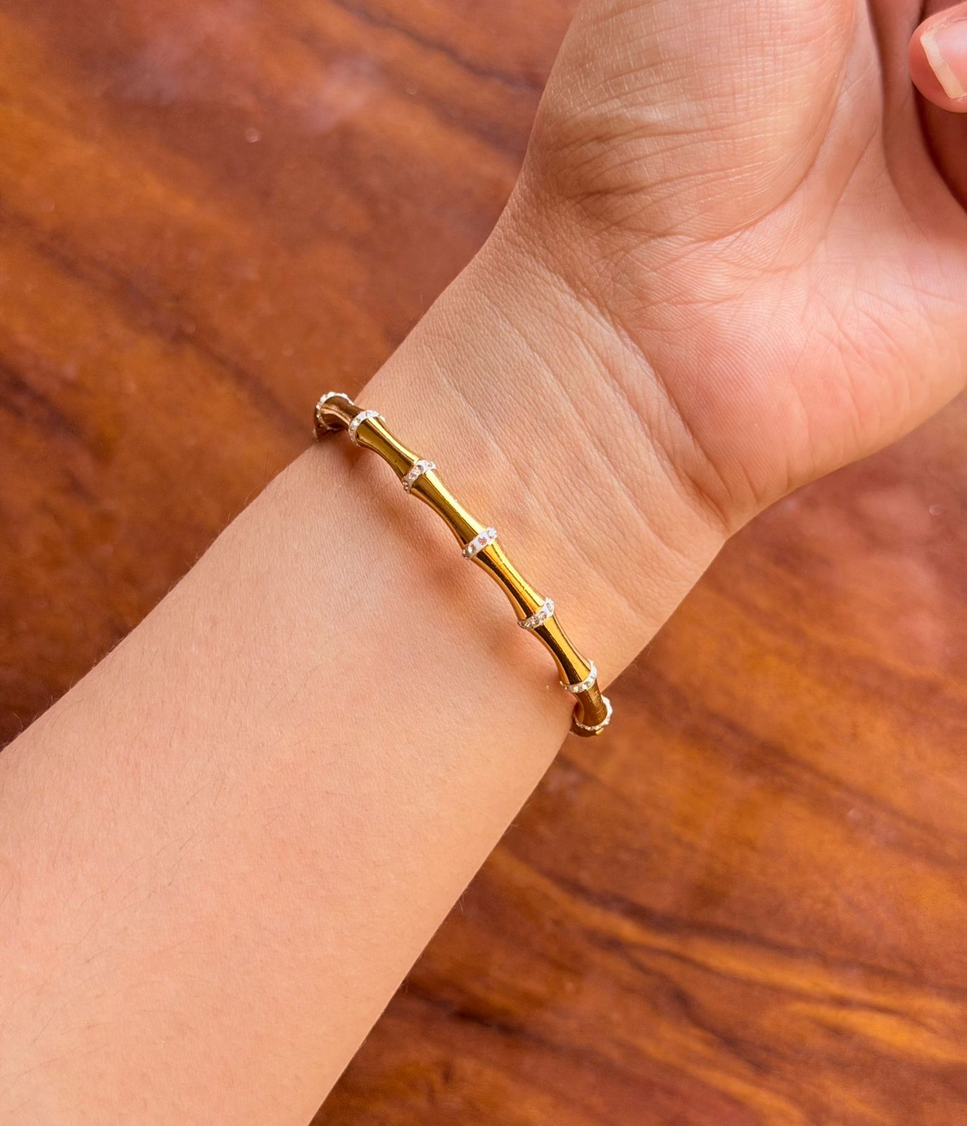 Sparkle Bamboo Thin Wrist/ Baby Size bracelet