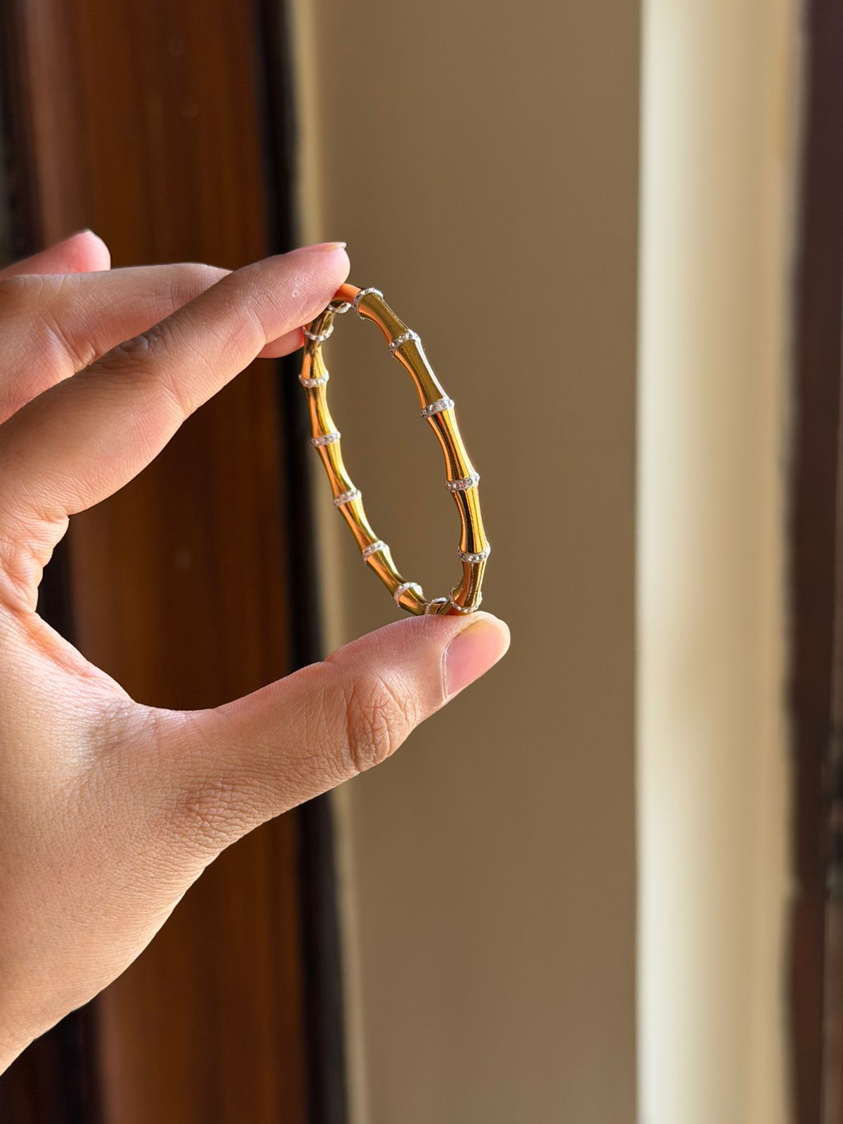 Sparkle Bamboo Thin Wrist/ Baby Size bracelet