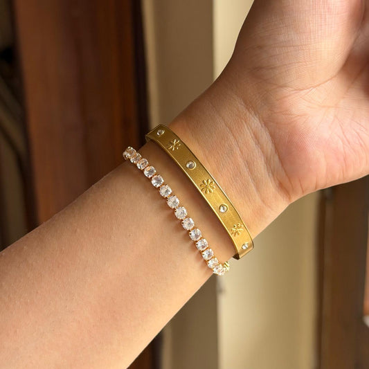 Spartan Thin Wrist/ Baby Size bracelet Stack