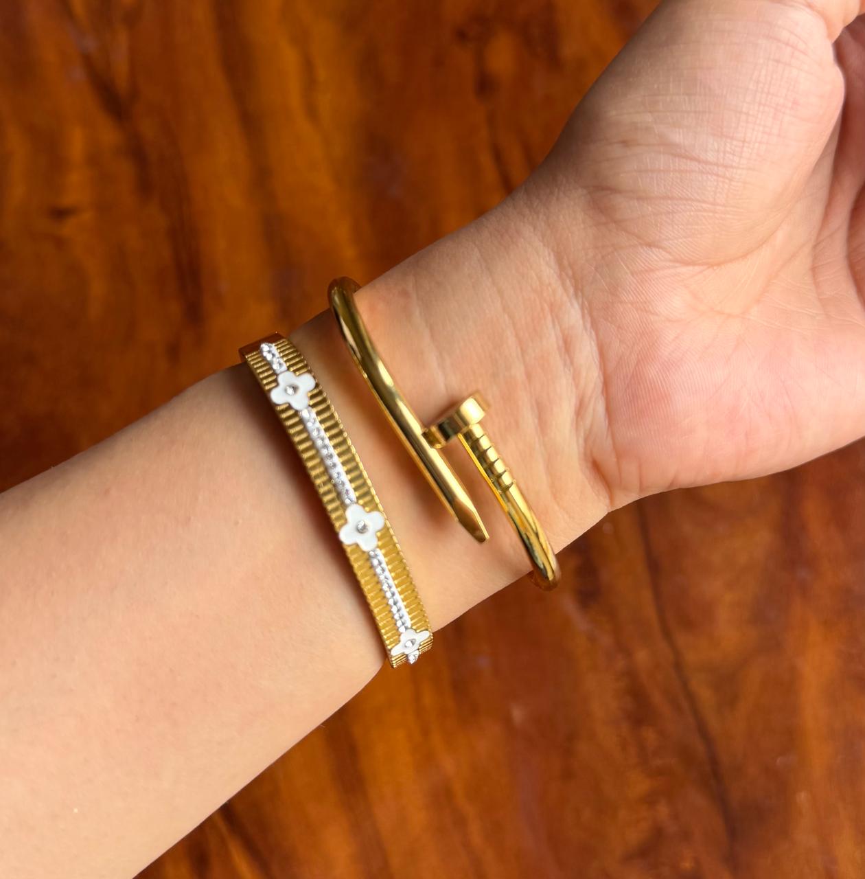 Olive Thin Wrist/ Baby Size bracelet Stack