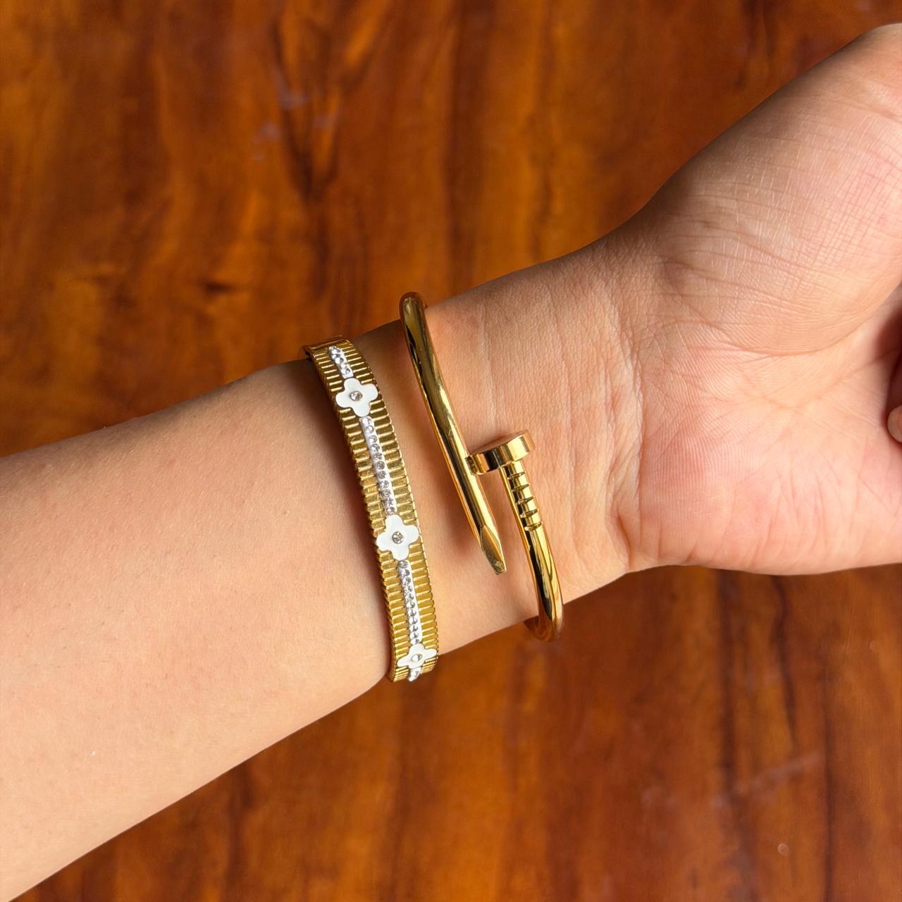 Olive Thin Wrist/ Baby Size bracelet Stack