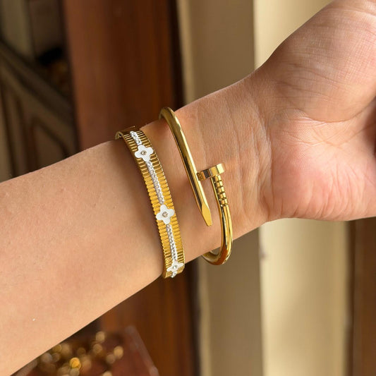 Olive Thin Wrist/ Baby Size bracelet Stack