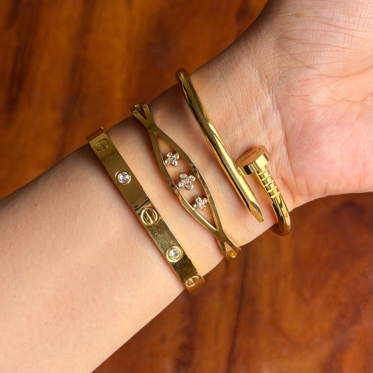 Ember Thin Wrist/ Baby Size bracelet Stack