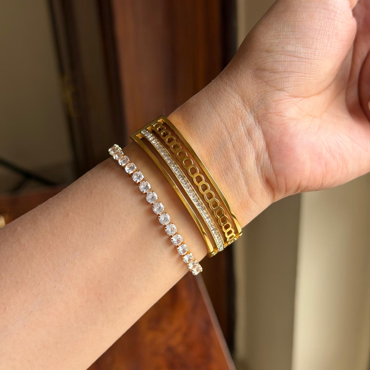 Canyon Thin Wrist/ Baby Size bracelet Stack
