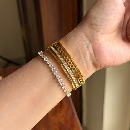 Canyon Thin Wrist/ Baby Size bracelet Stack