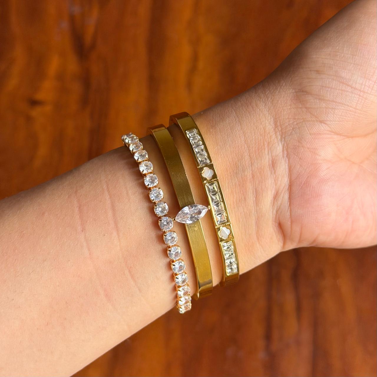 Cypress Thin Wrist/ Baby Size bracelet Stack